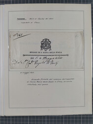 TOSKANA: 1803/1893, 17 Briefe und Dokumente aus dem 19. Jahrhundert ...