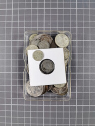 ALLE WELT: 1695/1964, 46 Kleinsilbermünzen, ca. 167 g