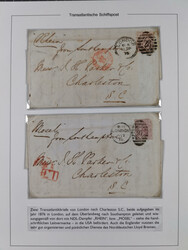 1824/82, ca. 40 Briefe, Karten und Ganzsachen ab Vorphila mit ...