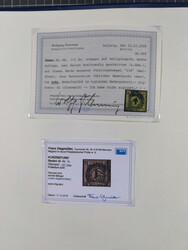 1851/58, meist gestempelte Sammlung und 4 Briefe, dabei u.a. Mi.-Nr. ...