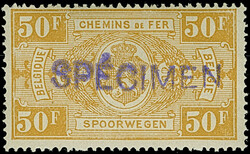 1927, 5 c.-50 Fr., handstamped “SPECIMEN”, type I, cpl. set of 24 ...