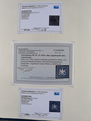 1851/1920, meist gestempelte Sammlung, dabei u.a. elf 18 Kreuzer ...