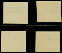 1943, Croatian legionnaire's souvenir sheet, imperforate proof, four ...