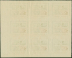 1943. Croatian legionnaires souvenir sheet imperforate in printer's ...