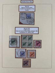 1898/1919, meist gestempelte Sammlung mit besseren und kpl. Ausgaben ...