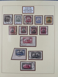 1897/13, gestempelte Sammlung ab Mitläufer-Ausgaben mit vielen ...