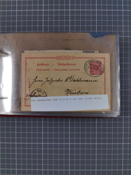 1891/1925, Sammlung “DASP BREMEN-NEW YORK I.-X.” mit ca. 50 ...