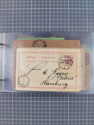 1892/1913, Sammlung “DASP HAMBURG-NEW YORK a-e” mit ca. 60 ...