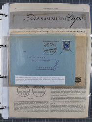 1913/39, interessante Sammlung “Kreisstempel mit Segment oben der ...