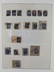 1914/18, in den Hauptnummern überkomplette, meist gestempelte und ...