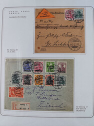 1920/39, reichhaltige gestempelte Sammlung, aufgelockert durch ...