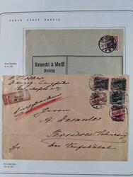 1920/39, reichhaltige gestempelte Sammlung, aufgelockert durch ...