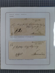 1840/1920, kleine Sammlung Vorläufer, dabei Preußen-Nr.-Stempel ...