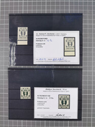 1921/23, meist postfrische Partie mit 23 Stücken mit geklebter ...