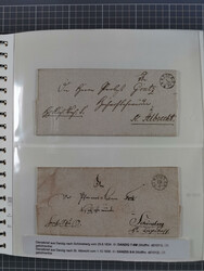 1672/1867, interessante Sammlung “Botenpost und Stempel aus der ...