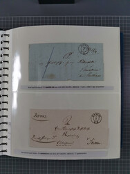 1838/62, interessante Sammlung der Doppelkreis-Stempel von Danzig mit ...