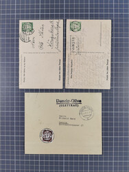 1856/1940, Partie mit 10 besseren Briefen, Karten und Ganzsachen. ...