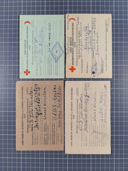 1946/49, Kriegsgefangenenpost aus zwei verschiedenen sowjetischen ...