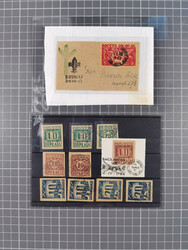 1942/44, ungebrauchte/gestempelte Sammlung mit Doubletten, dabei ...