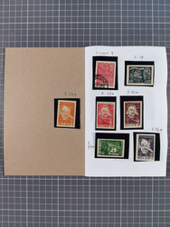 1942/44, ungebrauchte/gestempelte Sammlung mit Doubletten, dabei ...