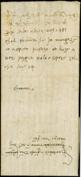1481, merchant's letter written in Mondon on 28. November 1481 via ...