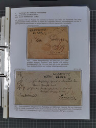 GLEIWITZ: 1817/1950 (ca.), ausstellungsmäßig aufgezogene Sammlung ...