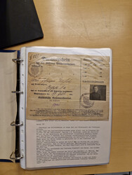 1880/1990, Heimat-Sammlung “Wilhelmshafen” mit Durchlaßschein ...