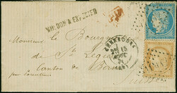 PARIS COMMUNE: entire letter with full content written on board the ...