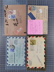 1948/49, ca. 70 Briefe und Karten mit Schwarz-, Rot- und ...