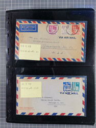 1948/49, ca. 80 Briefe,Karten und Ganzsachen mit Bauten-Frankaturen, ...