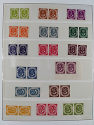 1951/94, postfrische Sammlung Dauerserien, dabei Posthorn in ...