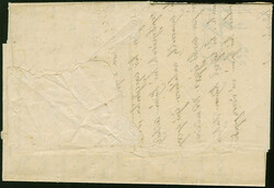 1847, "JASSY 22 FEB." on entire letter (part outer lettersheet on ...