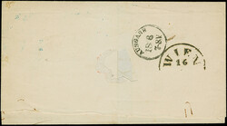 1862, Prepaid cover from Constantinople to Paris with CONSTANTINOPLE ...
