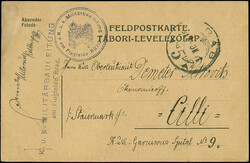 1917, Arad Airport first air force cancellations on Austrian ...