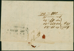 BRAILA: 1853, entire letter endorsed on front “Braila” and ...