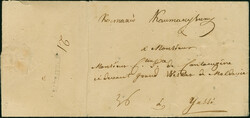 1830, “BUKAREST” Cyrillic straight-line (Tchilinghirian Type 1), ...