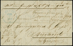 1860, “YASSI SEP. 9 1860”, Cyrillic datestamp mit fleuron ...