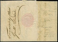 1798, folded entire with full contents from St Petersburg to ...