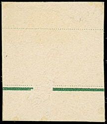 1865, Duloz issue 25 piaster orange proof on very thick paper (Isfila ...