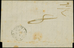 1843, entire folded letter from “SMYRNE 4.Fevr.1843”, boxed “P ...