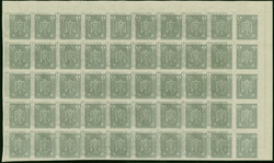 1920, Vienna Series, unissued Trident 1 hr., large printer´s ...