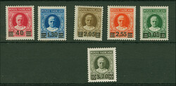 1934, Provisional issue 40 c.-3,70 l., fresh colours, complete set ...