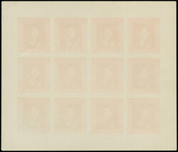 1935, King Peter II. 1 din. brown, Essay of Unaccepted Design in ...