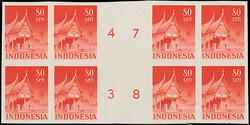 1949, Temples 15 s. – 80 s. as imperforated ungummed proofs, each ...