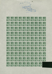 1951, Asian Olympic games 5-35 s., the complete set as imperforated ...