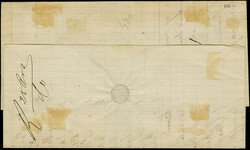 1880, “POSTAHANE-I SHAM 1279” Folded envelope from Damas to ...