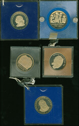 DDR: 5 Mark, 1977 Friedrich Ludwig Jahn, 1978 Friedrich Gottlieb ...