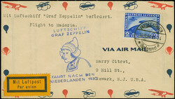 1930, Südamerikafahrt 2 und 4 M. mit stehendem Wasserzeichen, ...