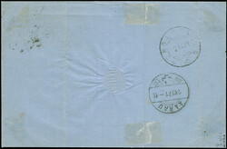 HAMBURG I.A. 30.NOVR.71" (Spalink 17-2) recht klar auf Norddeutscher ...