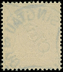 1898/1901, China Steiler Aufdruck 3 Pfg. hellocker, farbfrisch und ...